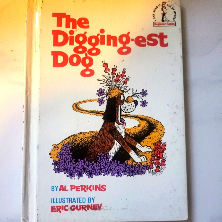 Vintage Dr Seuss  1967 The DiggingEst Dog